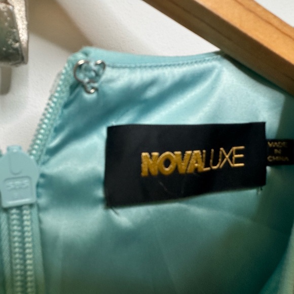 Fashion Nova Tiffany Blue Alana Bow Mini Dress - Picture 5 of 6